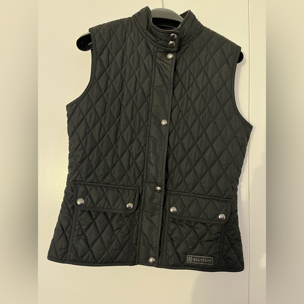 Womens Belstaff quilted vest Black